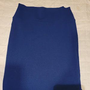 Lularoe Royal Blue Cassie Skirt